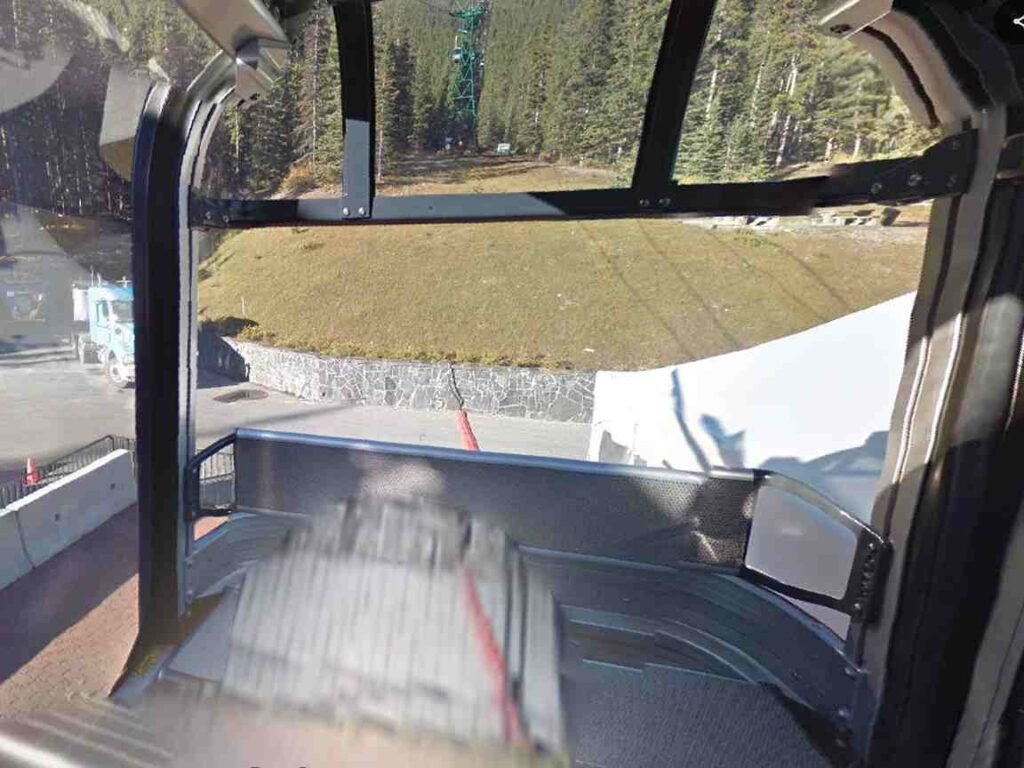 View from Banff Gondola on a sunny day