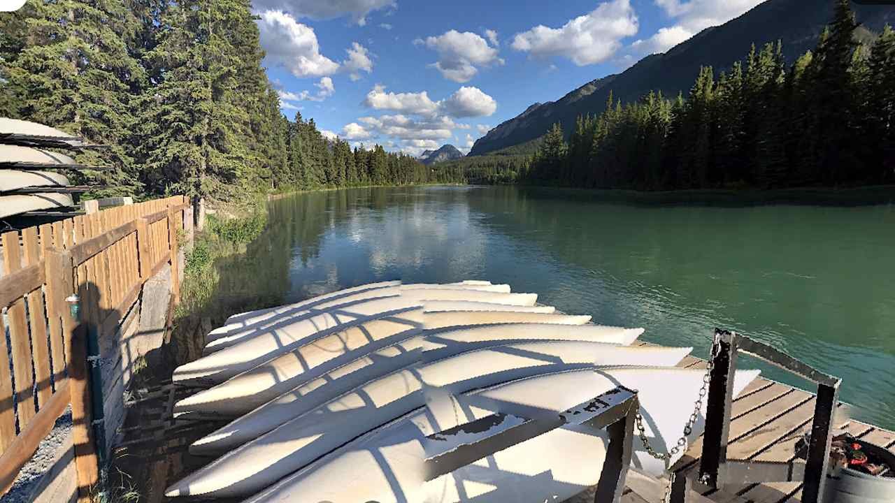 Kayaking Close to Banff Hot Springs